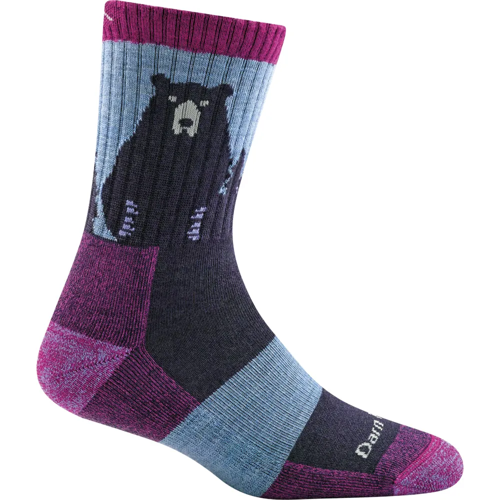 Darn Tough Womens Bear Town Micro Crew Lightweight Hiking Sock