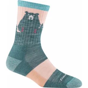 Darn Tough Womens Bear Town Micro Crew Lightweight Hiking Socks