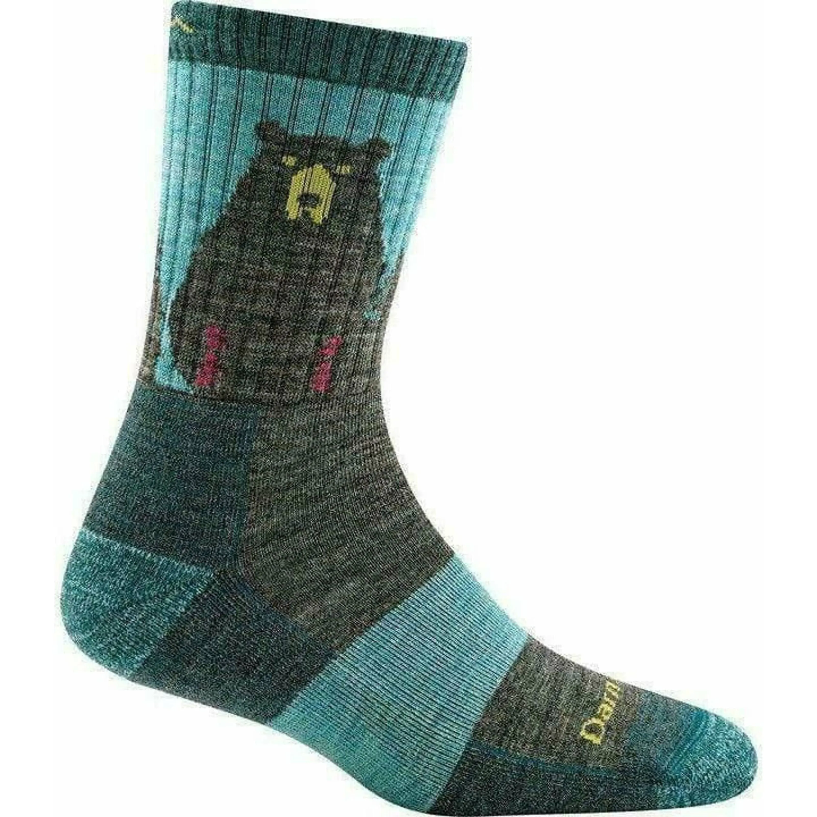 Darn Tough Womens Bear Town Micro Crew Lightweight Hiking Socks