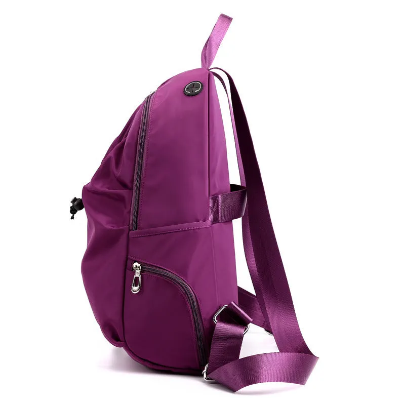 Fashion Students Travel Waterproof Lightweight Nylon Female Backpack