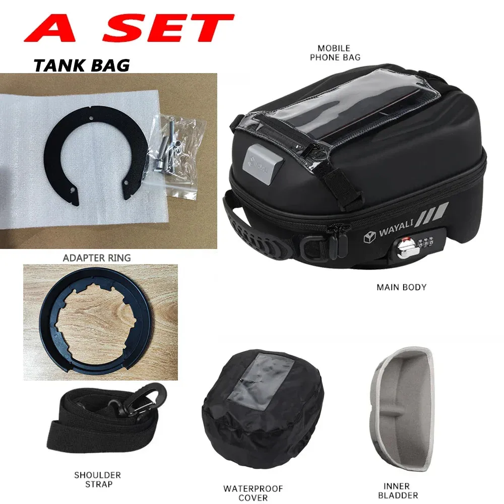 For SUZUKI V-Strom DL650 Vstrom DL 650 XT 650XT Accessories Tank Bag Luggage Tanklock Storage Bags Backpack Phone Navigation Bag