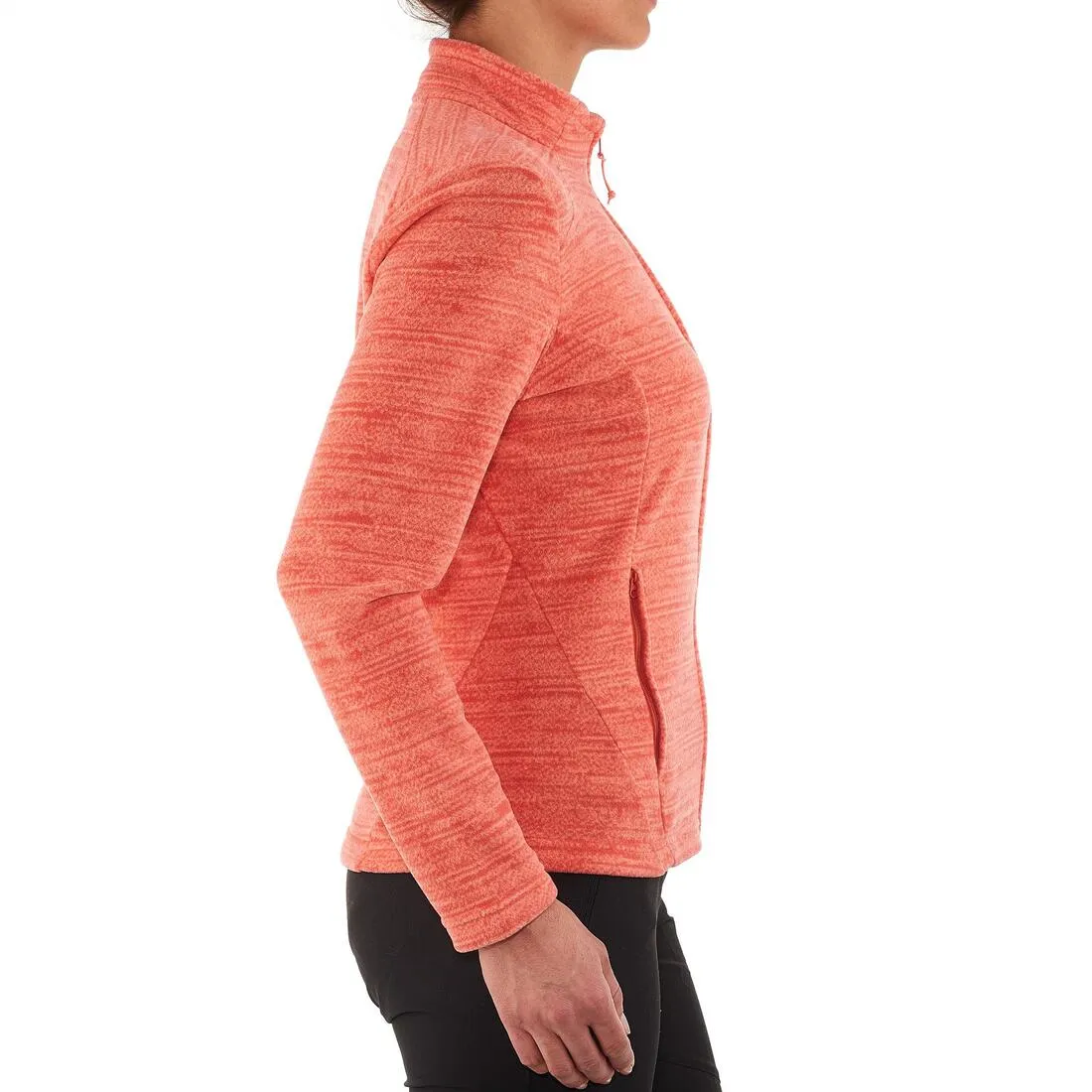 Forclaz 200 Women's Hiking Fleece - Mottled Coral