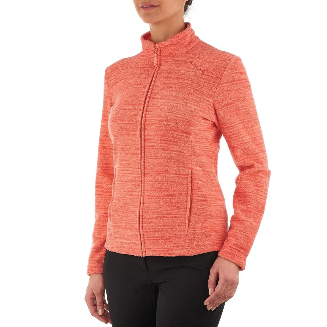 Forclaz 200 Women's Hiking Fleece - Mottled Coral