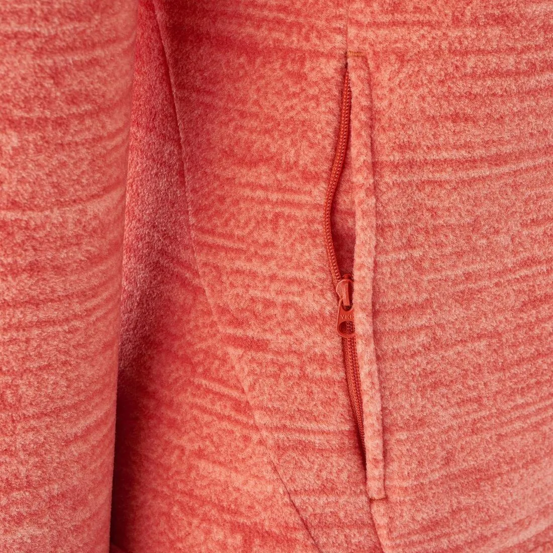 Forclaz 200 Women's Hiking Fleece - Mottled Coral