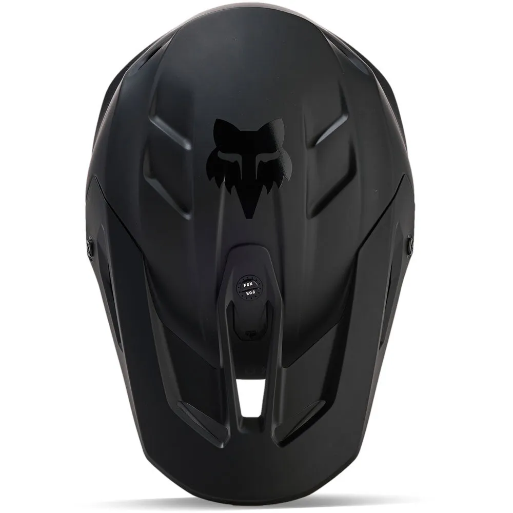Fox - 2025 Youth V3 Solid Matt Black Helmet