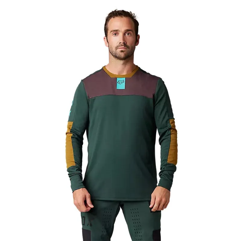 Fox Defend Foxhead Long Sleeve Mountain Bike Jersey — SALE