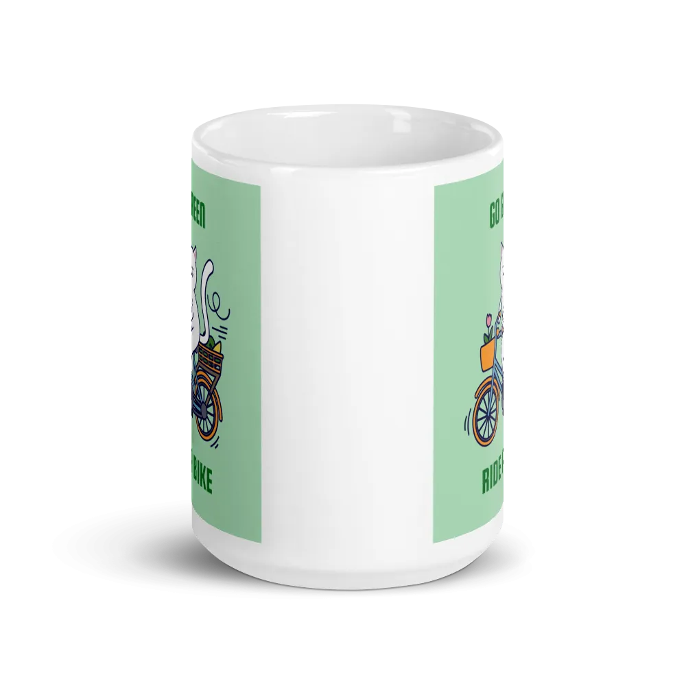 GO GREEN RIDE A BIKE Mug