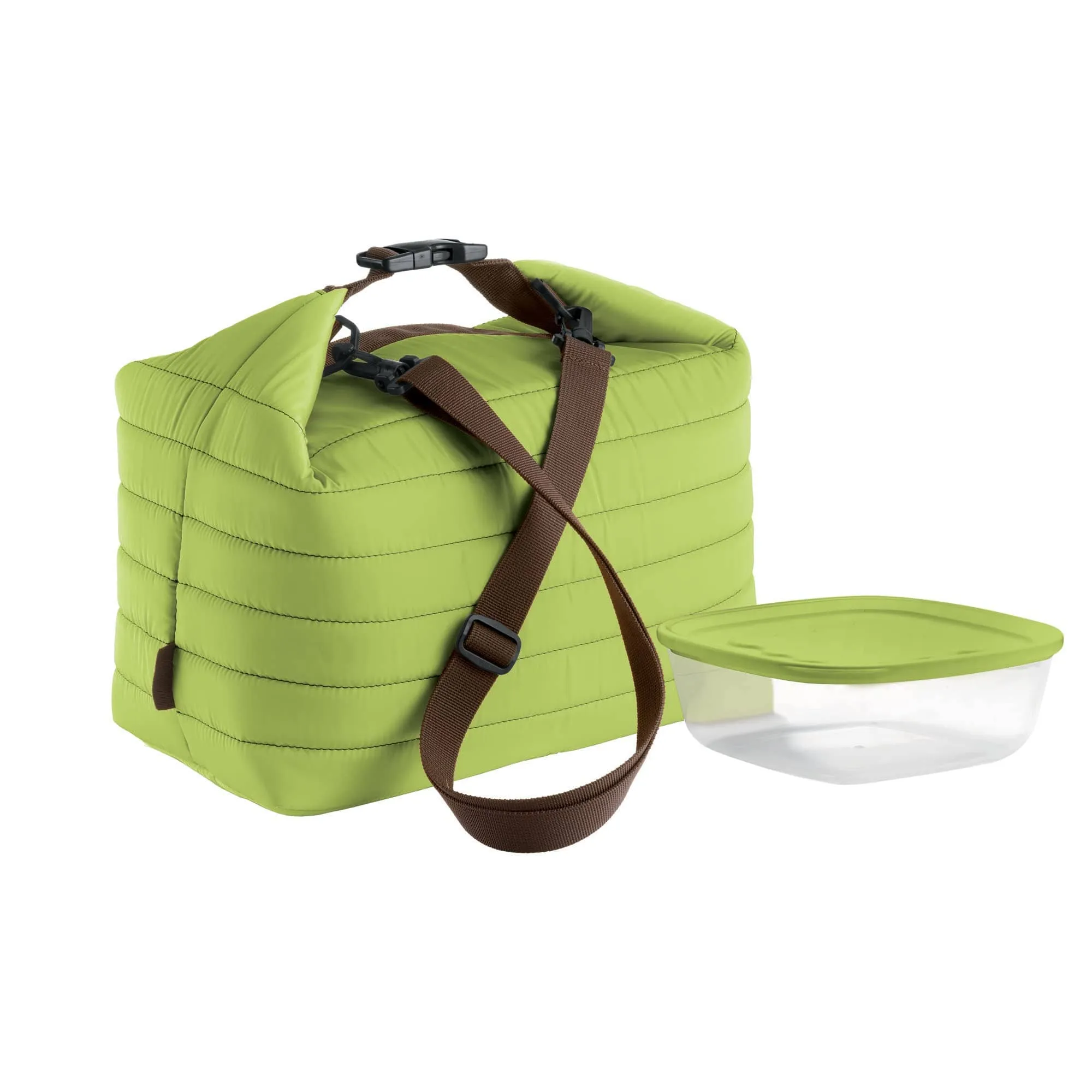 Guzzini On The Go Handy Bio Thermal Large Bag And Container Apple Green GZ03290384