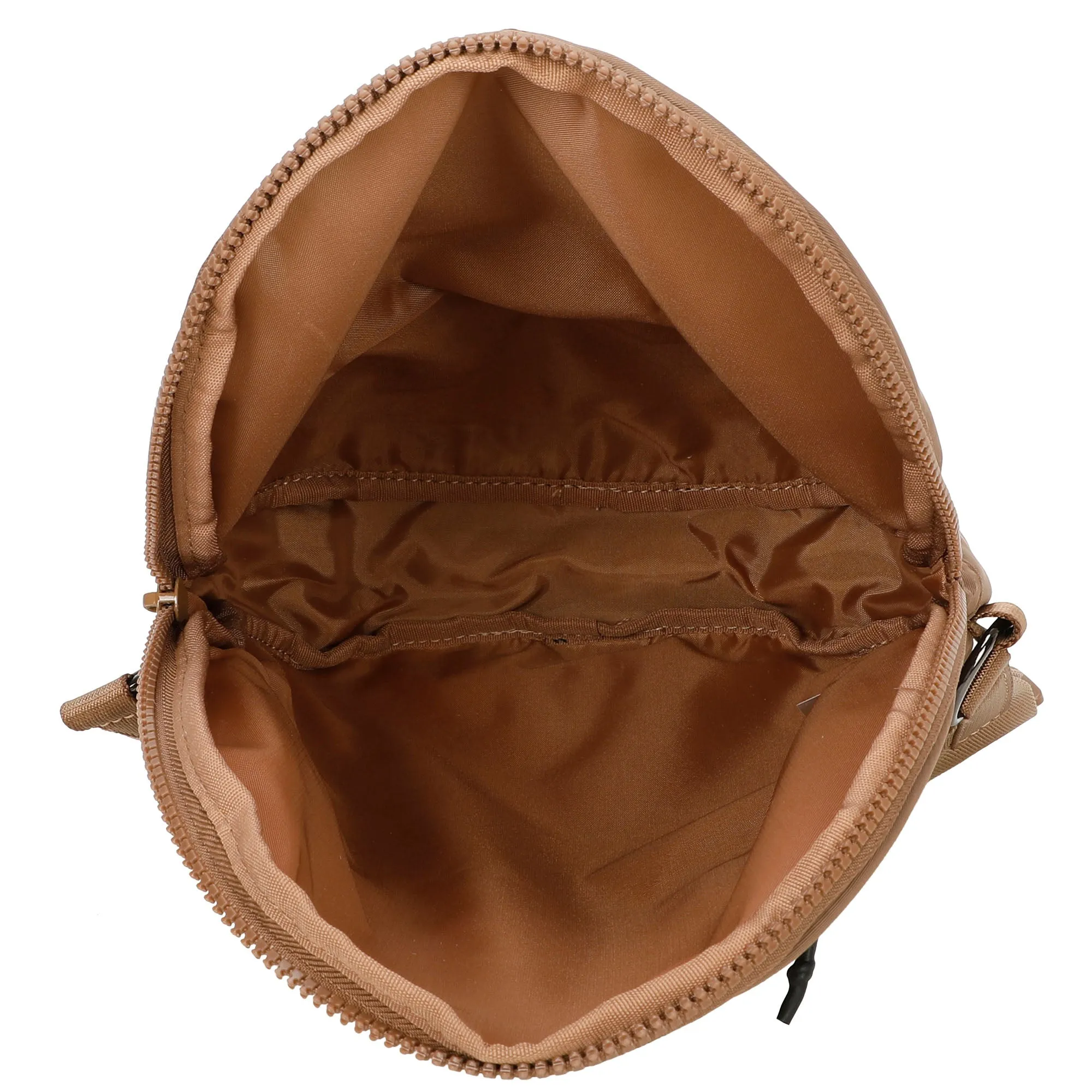 Hailey's Large Half Circle Nylon Bum Fanny Bag - Light Grey
