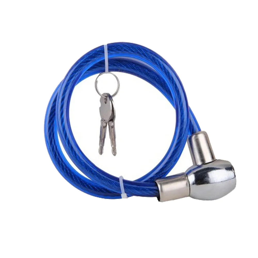 Heavy Duty Multipurpose Cable Lock for All Bike Helmet Lock With seat Net cover