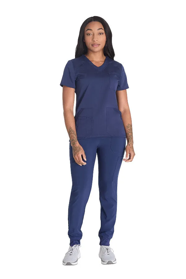 High Low Hem V-Neck Top