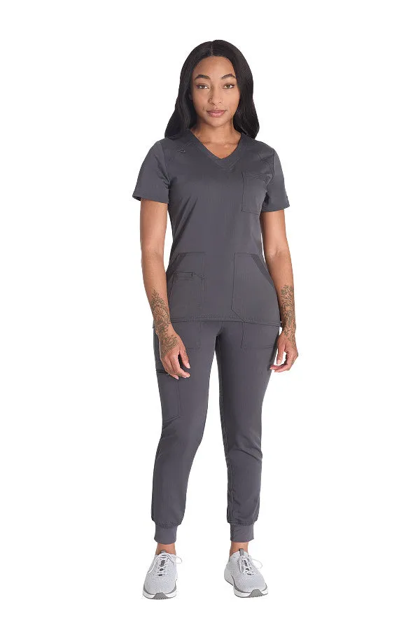 High Low Hem V-Neck Top