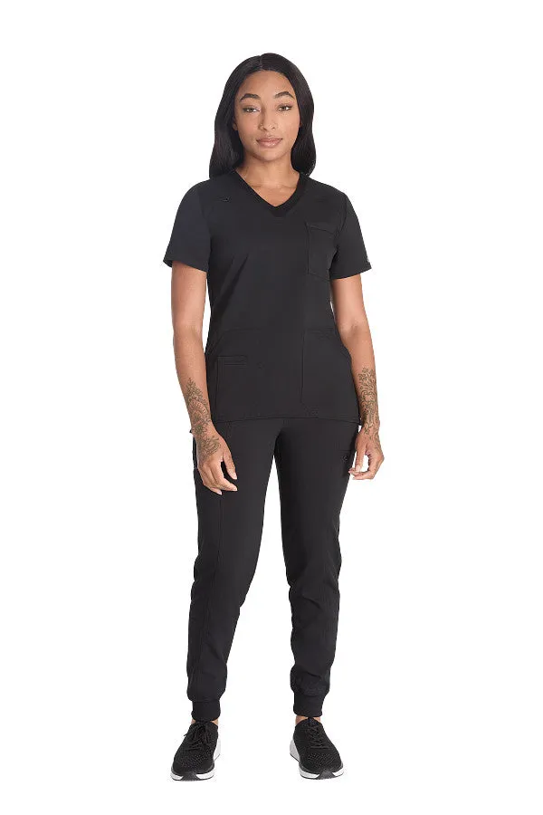 High Low Hem V-Neck Top