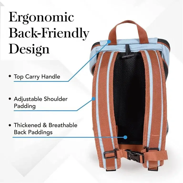 Ibiyaya Denim Fun Lightweight Pet Backpack