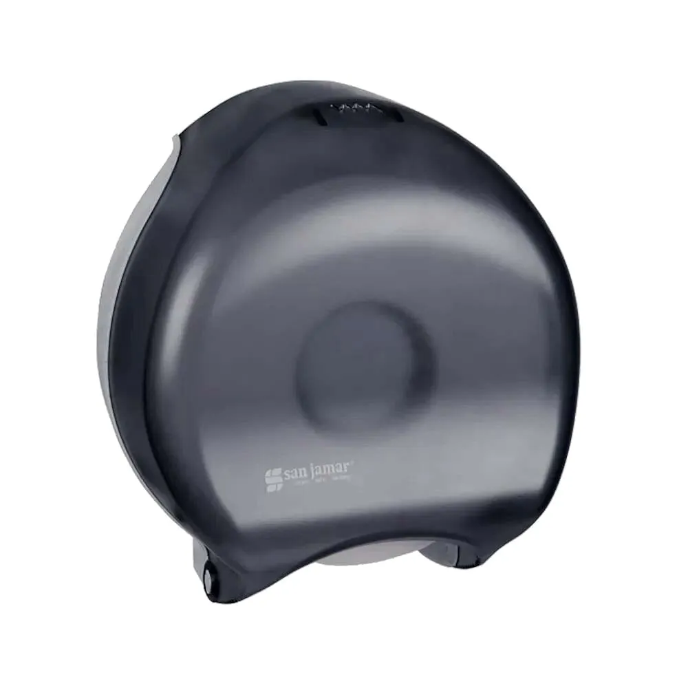 Jumbo Toilet Tissue Dispenser - San Jamar® Single 9" - Black Pearl - 1 Each