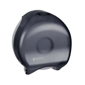 Jumbo Toilet Tissue Dispenser - San Jamar® Single 9" - Black Pearl - 1 Each