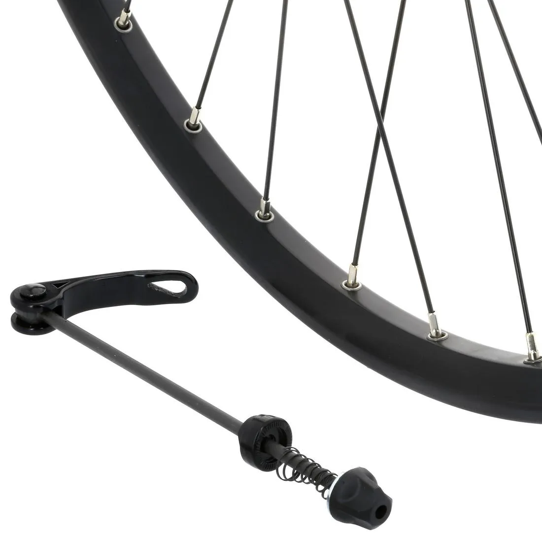 Kids Rear Wheel 24" Double Wall Rim Disc Cassette - Black