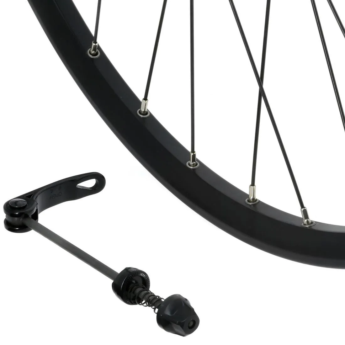 Kids Wheel 24" Front Double Wall Rim Disc - Black