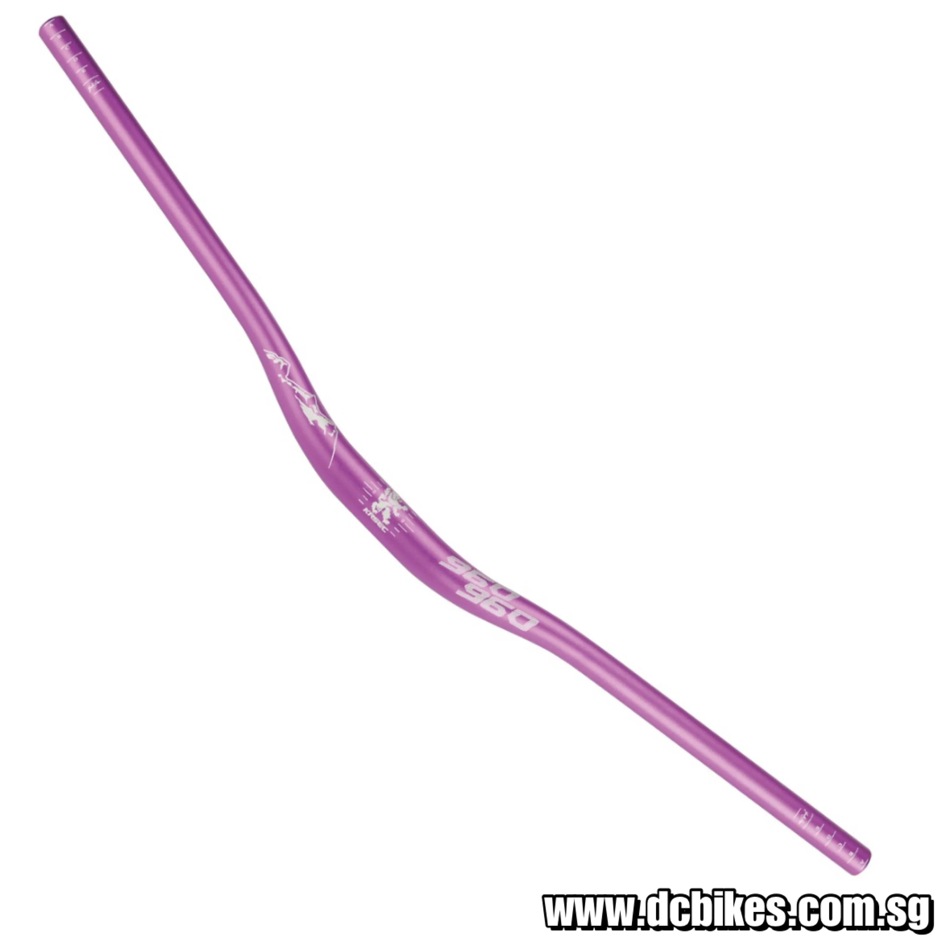 Krsec 760mm Anodized 15mm Rise MTB Handlebar 31.8mm
