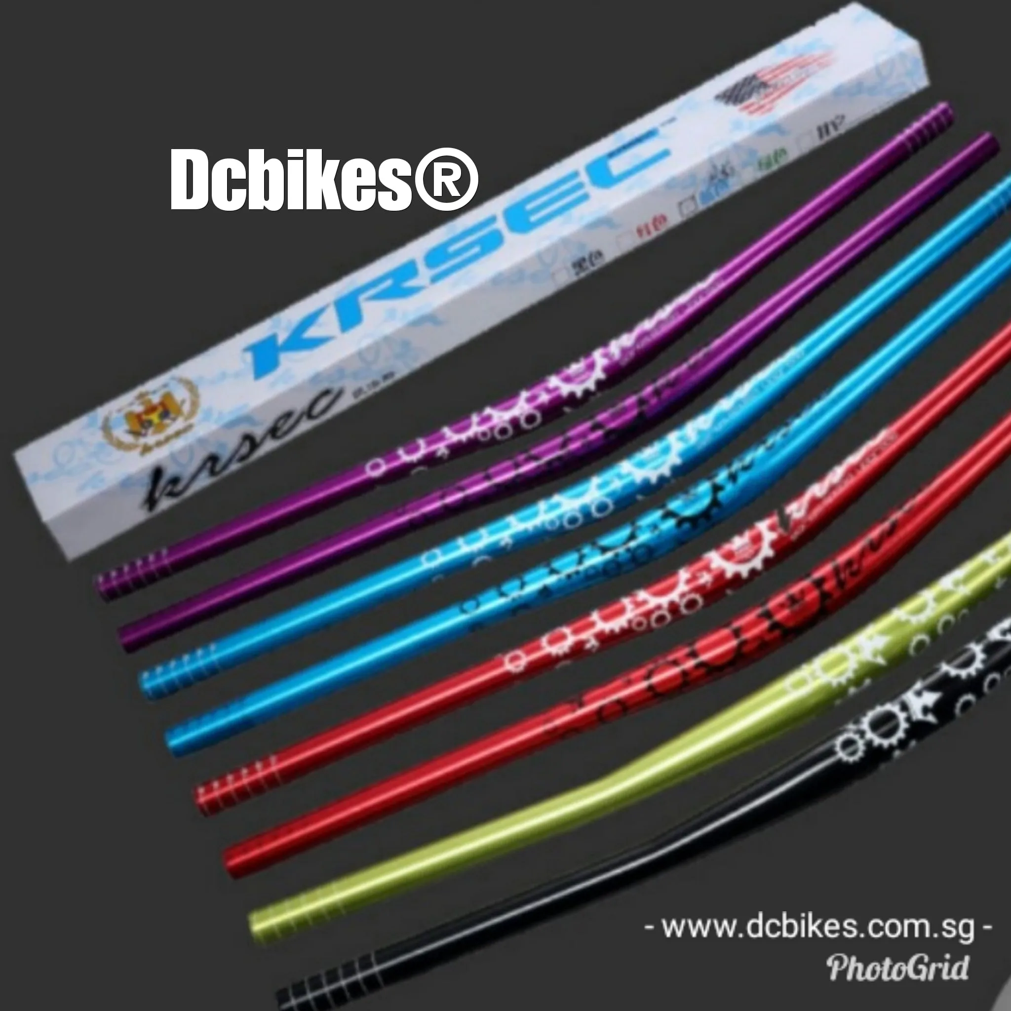 Krsec 760mm Anodized 15mm Rise MTB Handlebar 31.8mm