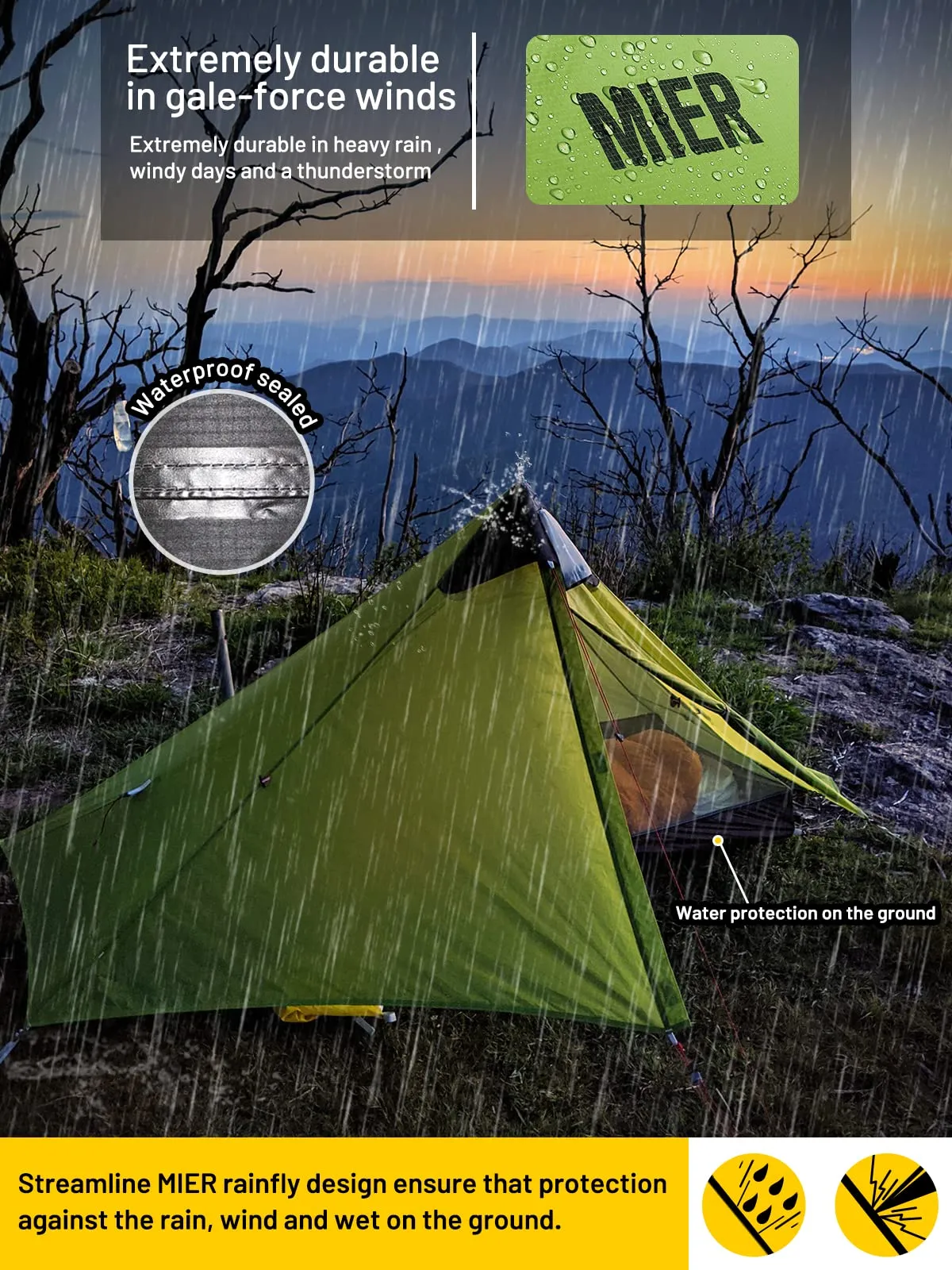 Lanshan 1 Ultralight Tent Backpacking Tents