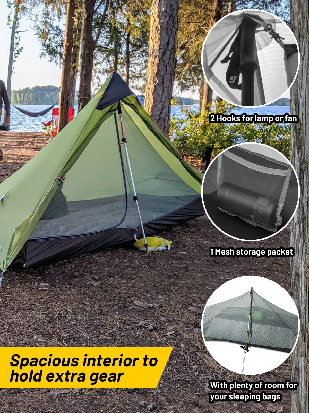 Lanshan 1 Ultralight Tent Backpacking Tents