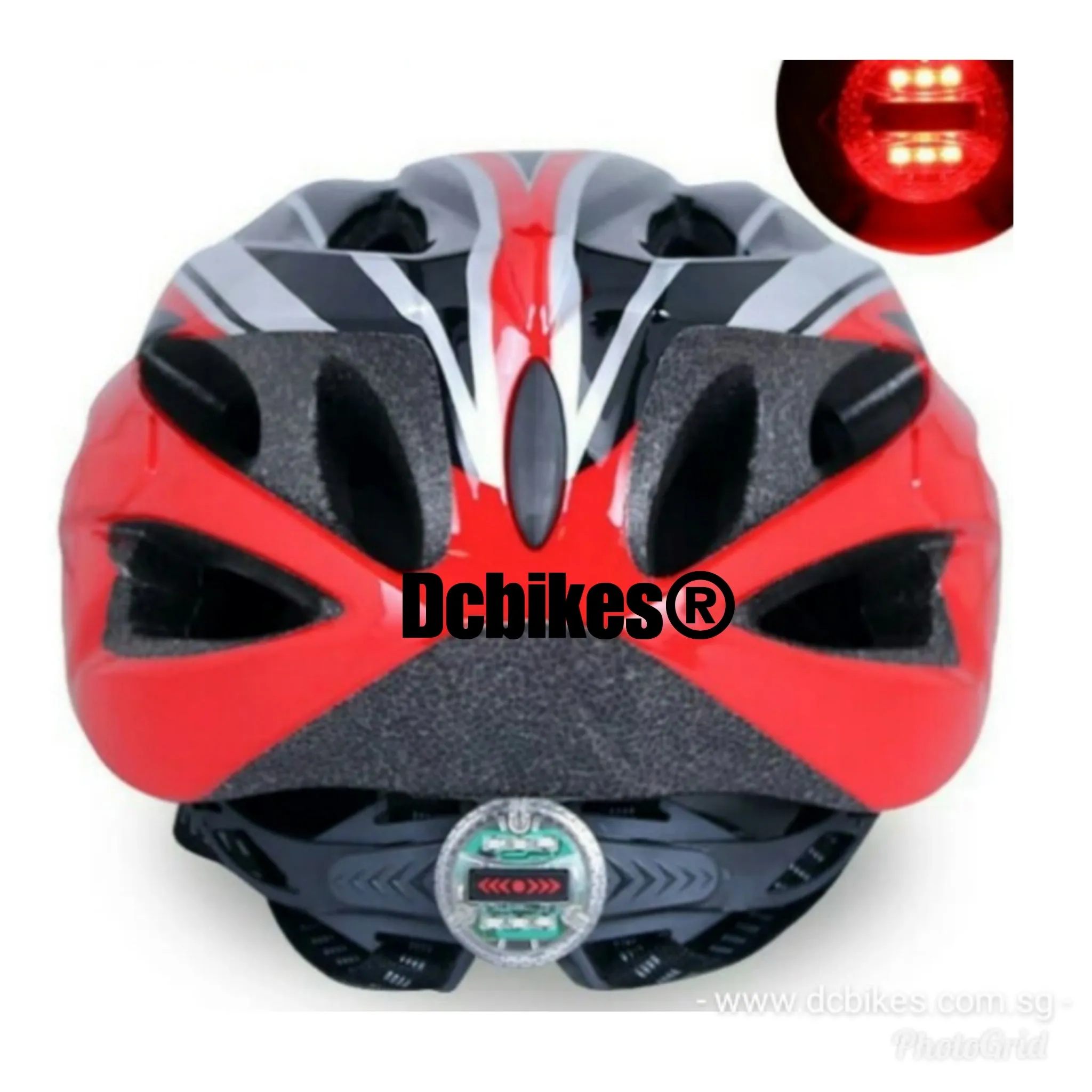 Lightweight Helmet   Integrated Safety Led