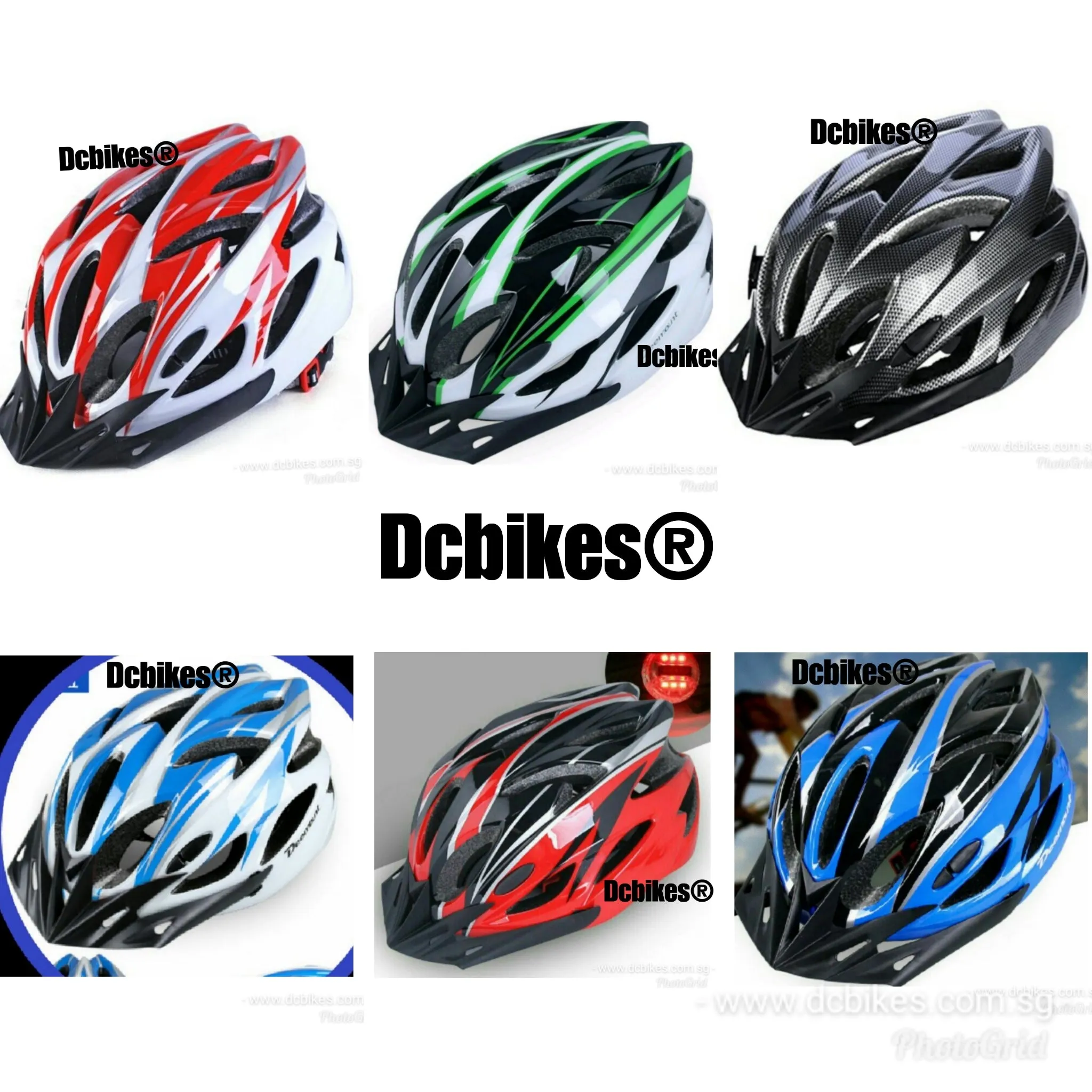 Lightweight Helmet   Integrated Safety Led