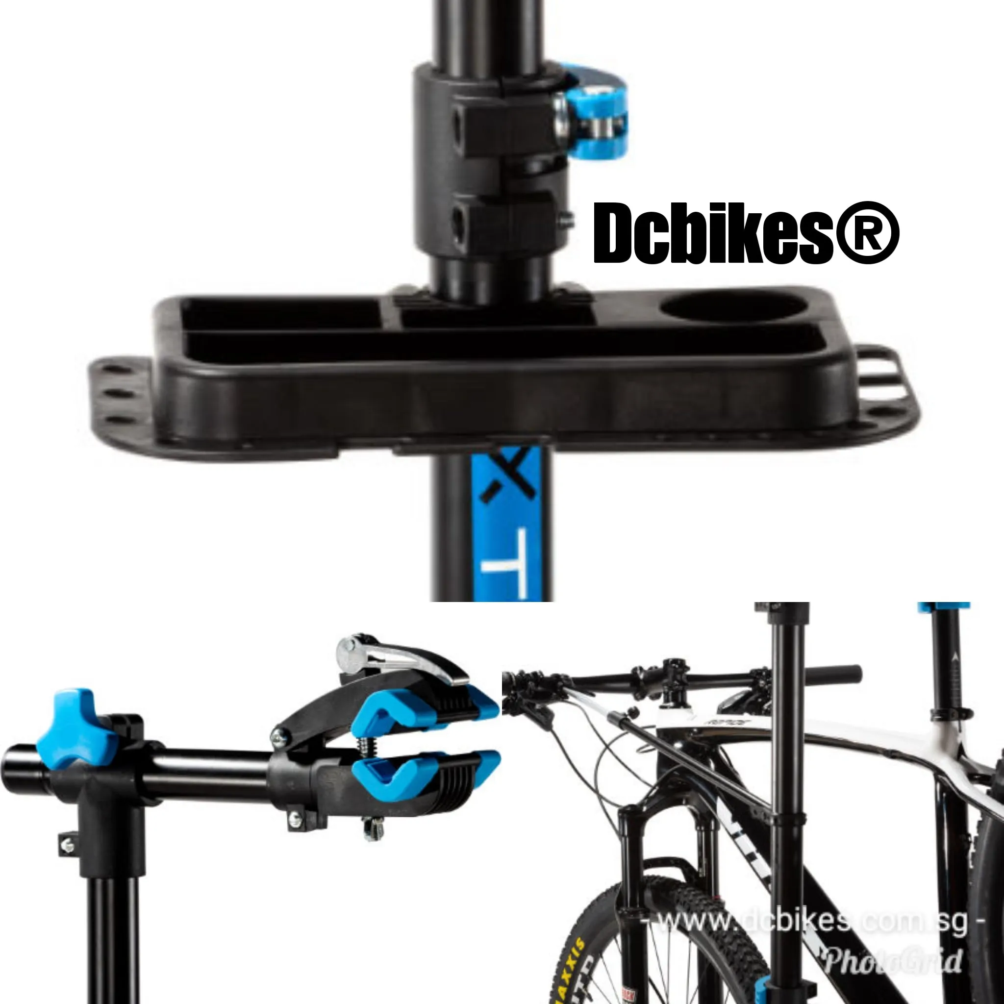 LL Professional Stable MTB Bicycle Folding Repair Bike Rack Stand   Tools Tray