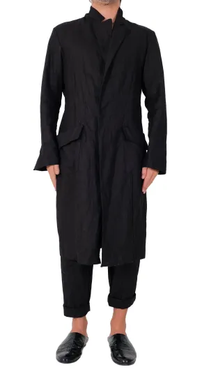 Long Linen Blazer