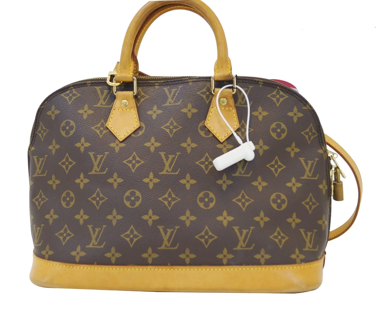 LOUIS VUITTON Alma Monogram Brown with Strap Handbag- Final Call