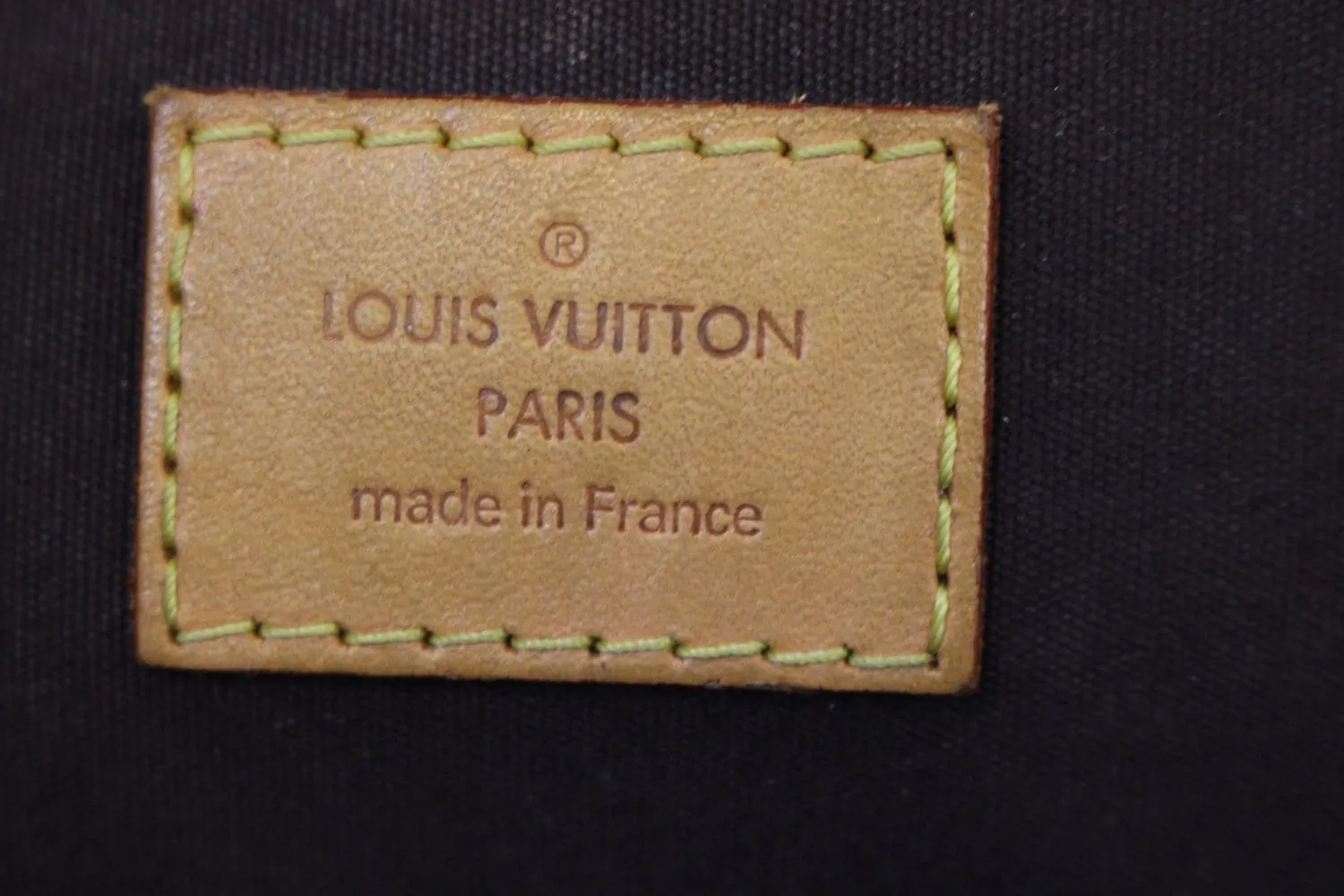LOUIS VUITTON Amarante Monogram Vernis Alma GM Satchel Bag