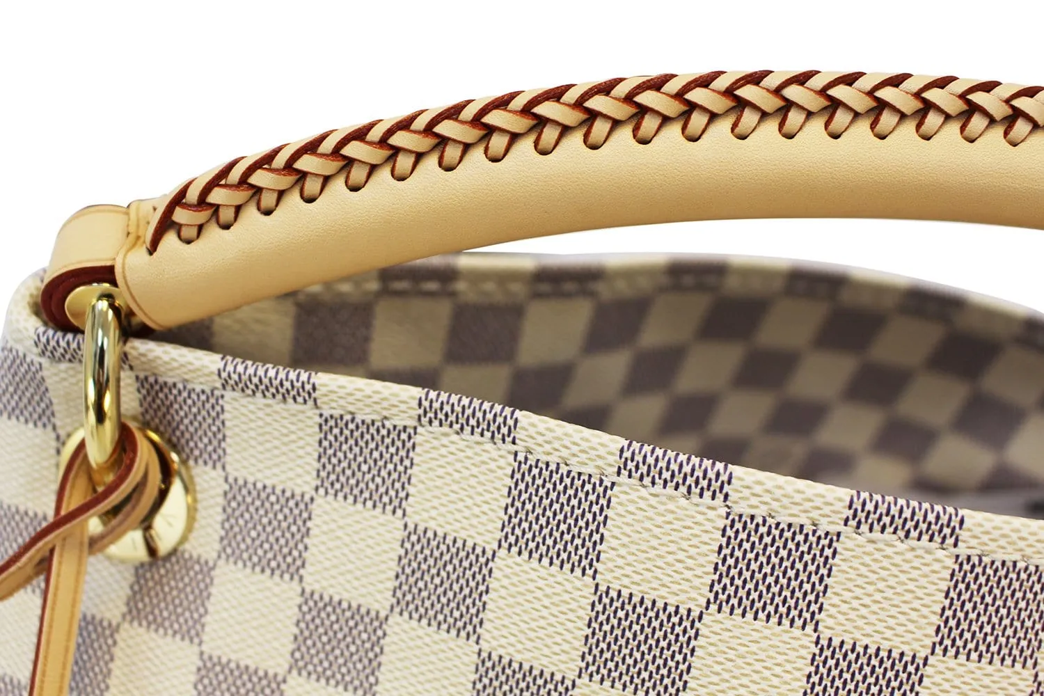 LOUIS VUITTON Artsy MM Damier Azur  Shoulder Handbag