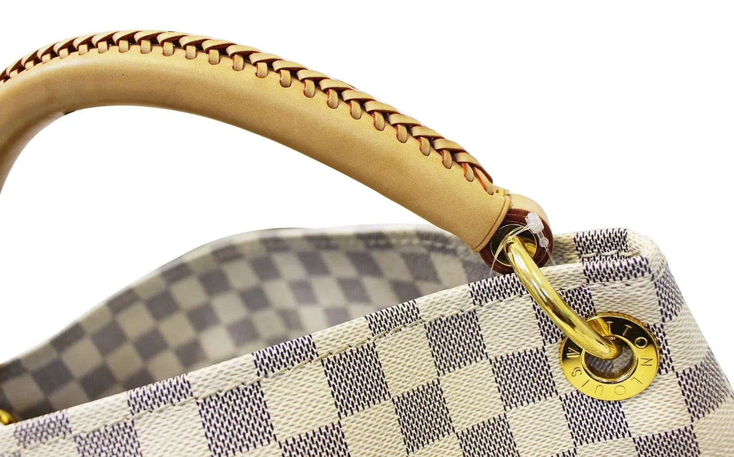 LOUIS VUITTON Artsy MM Damier Azur Shoulder Handbag