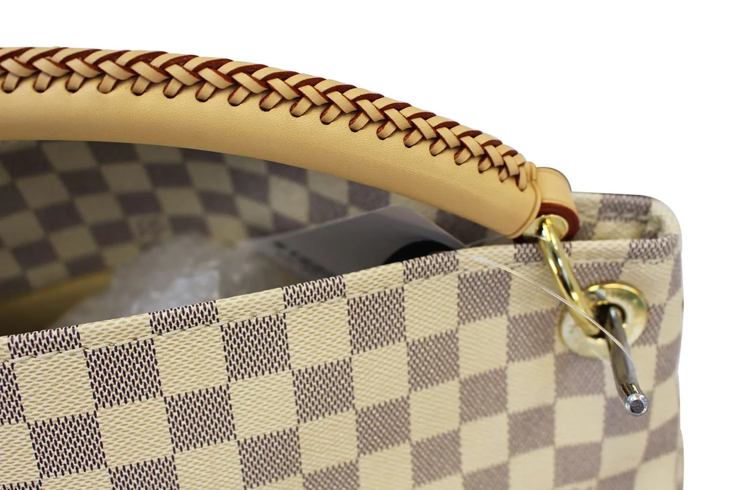 LOUIS VUITTON Artsy MM Damier Azur  Shoulder Handbag