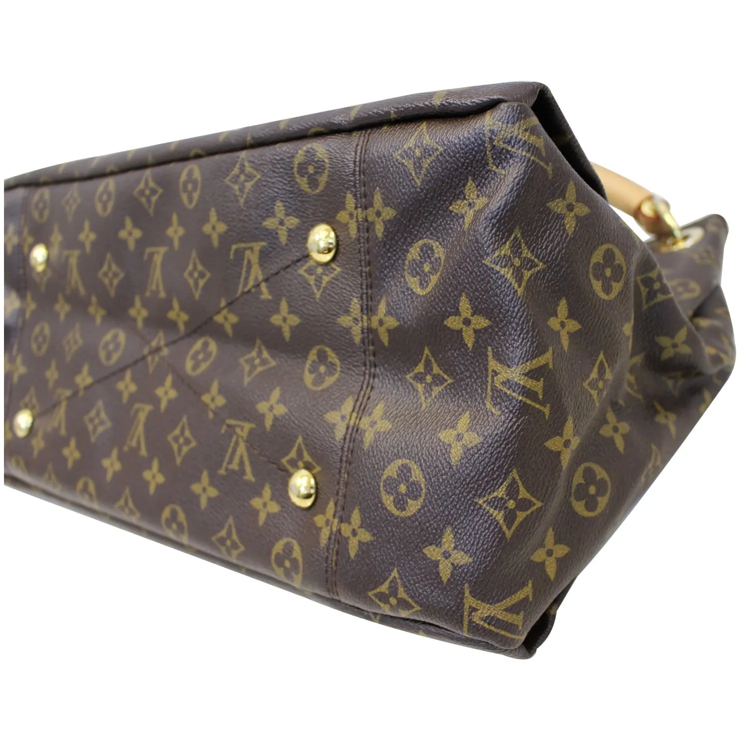 LOUIS VUITTON Artsy MM Monogram Canvas Hobo Brown Shoulder Bag