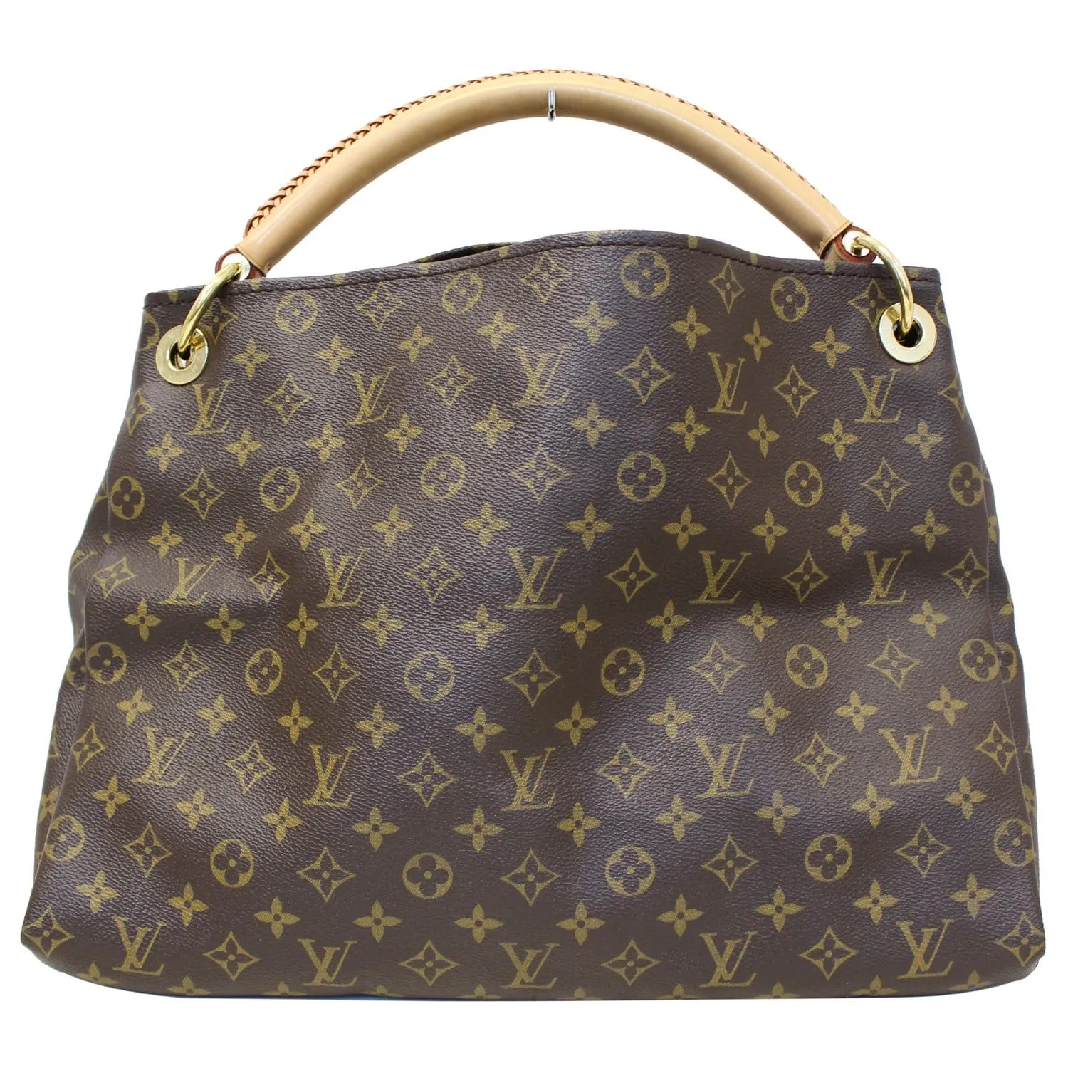 LOUIS VUITTON Artsy MM Monogram Canvas Hobo Brown Shoulder Bag
