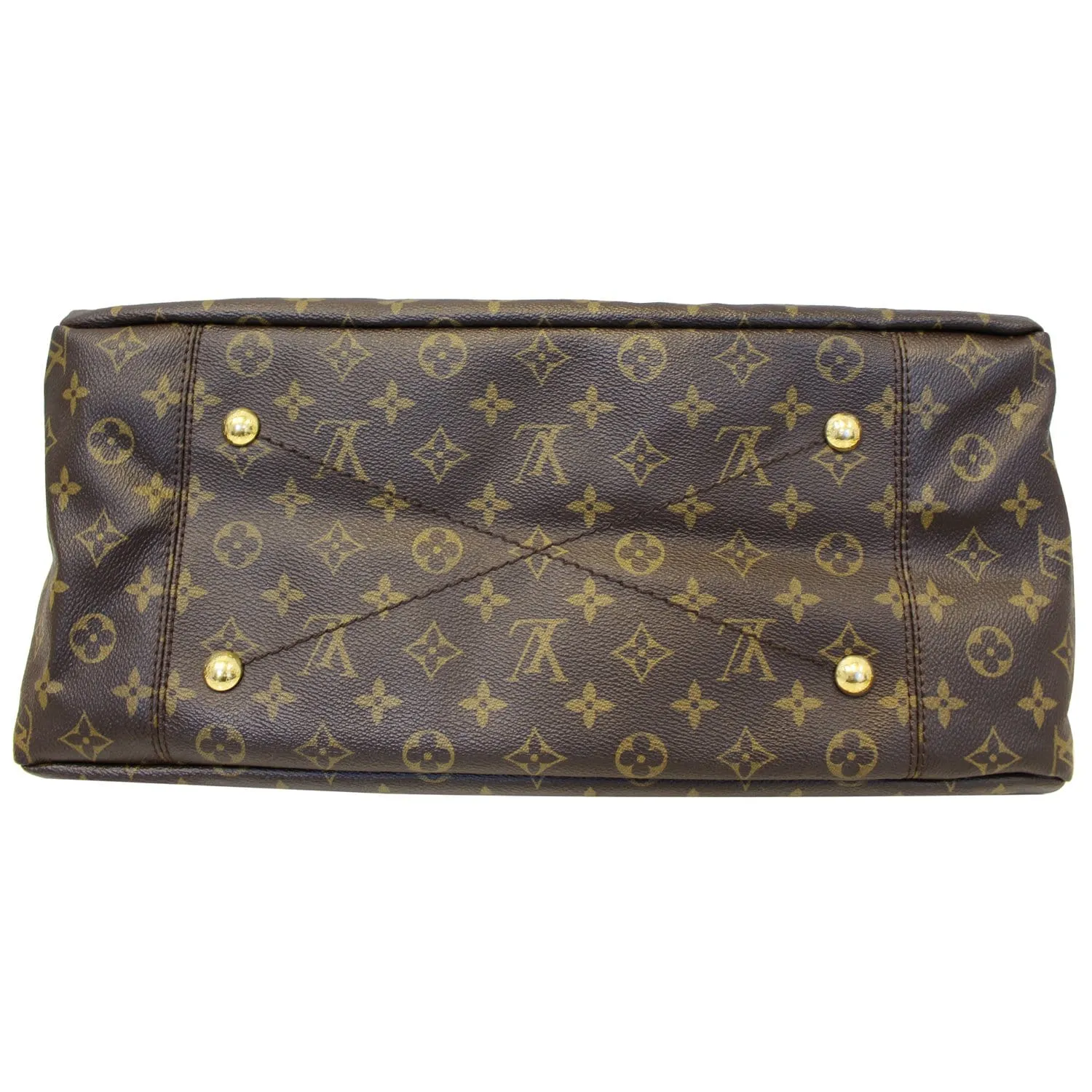 LOUIS VUITTON Artsy MM Monogram Canvas Hobo Brown Shoulder Bag