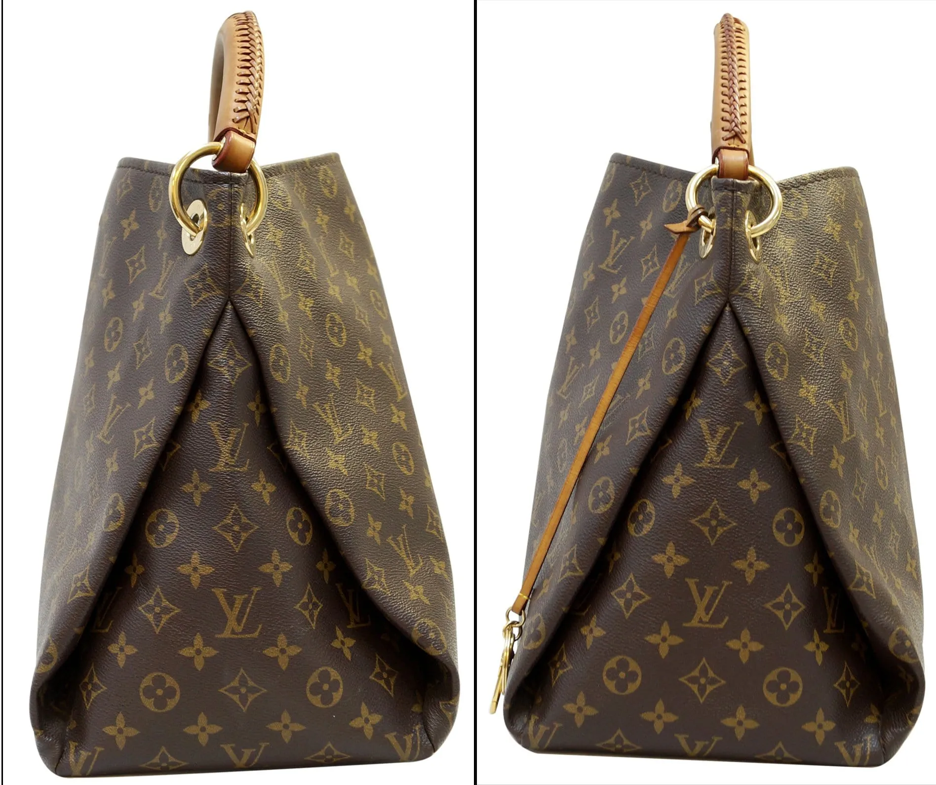 LOUIS VUITTON Artsy MM Monogram Canvas Hobo Shoulder Bag