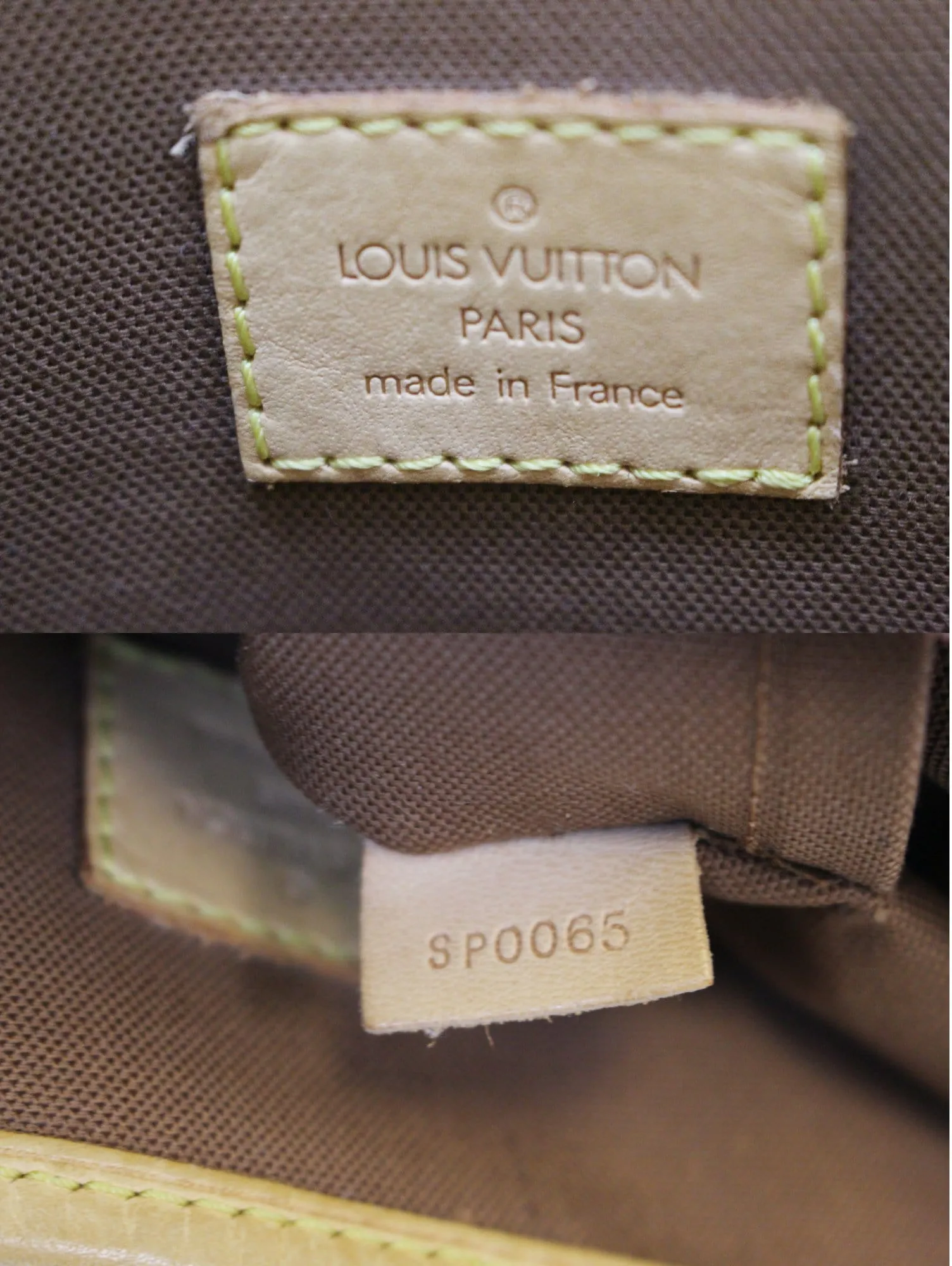 LOUIS VUITTON Batignolles Vertical Monogram Canvas  Tote Handbag