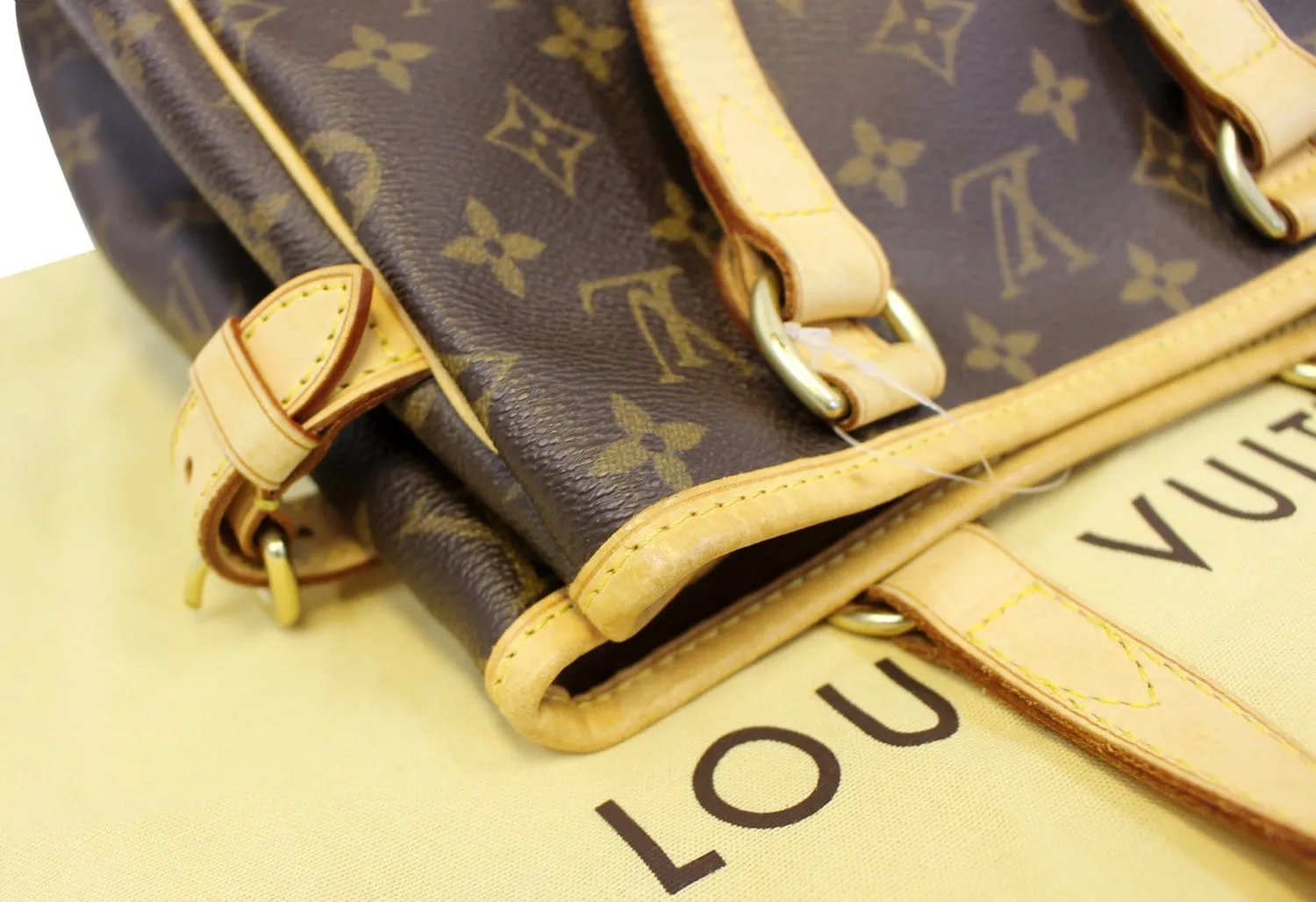 LOUIS VUITTON Batignolles Vertical Monogram Canvas  Tote Handbag