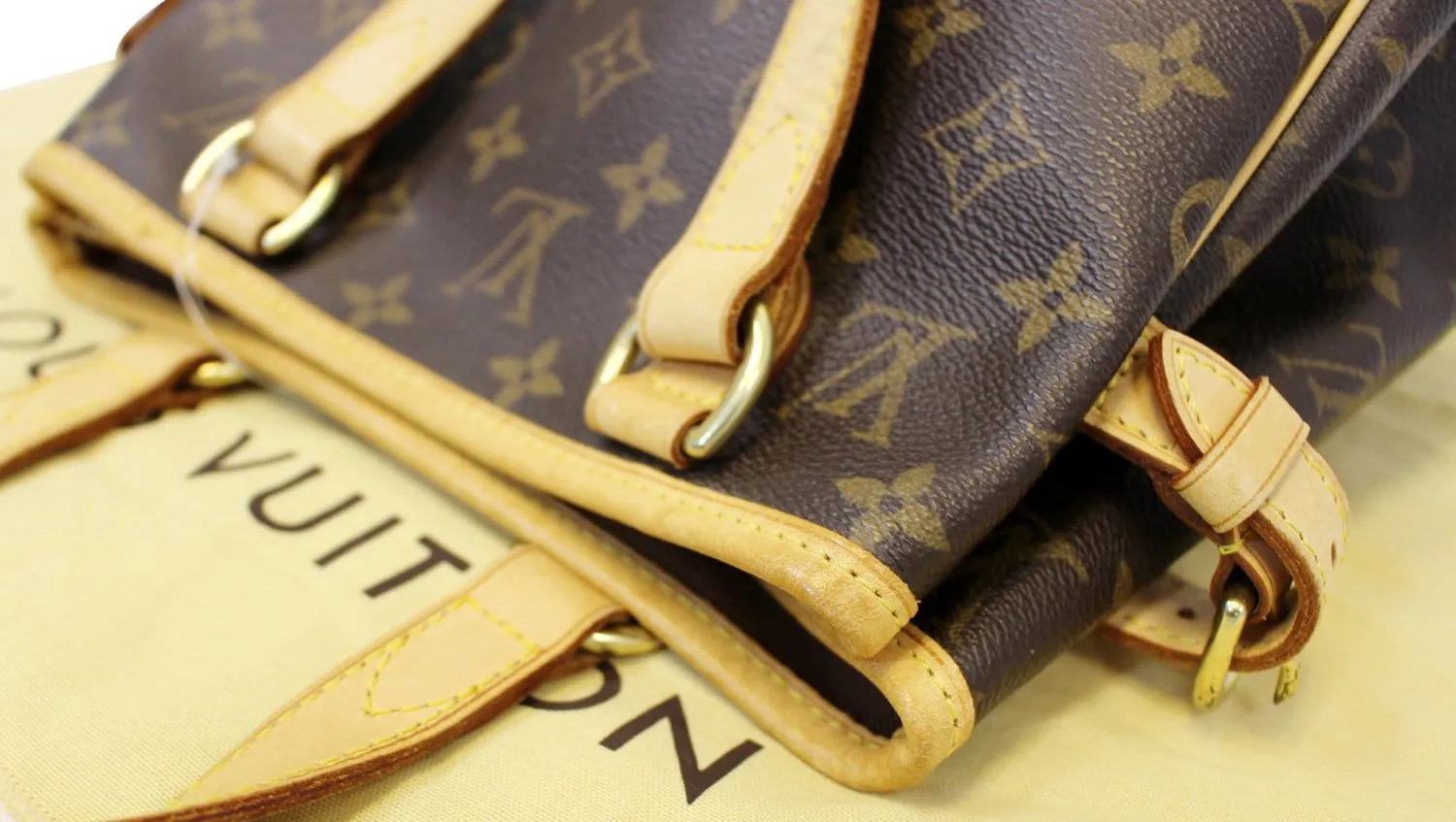 LOUIS VUITTON Batignolles Vertical Monogram Canvas  Tote Handbag