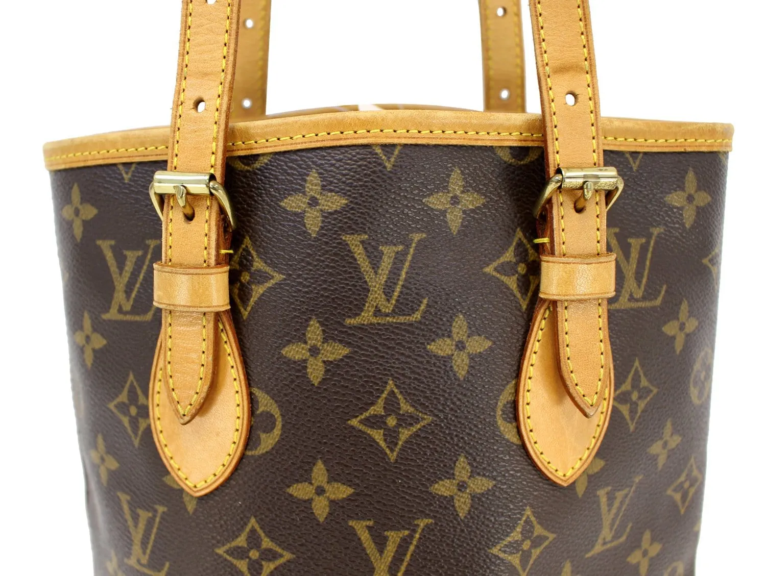 LOUIS VUITTON Bucket PM Monogram Canvas Shoulder Bag