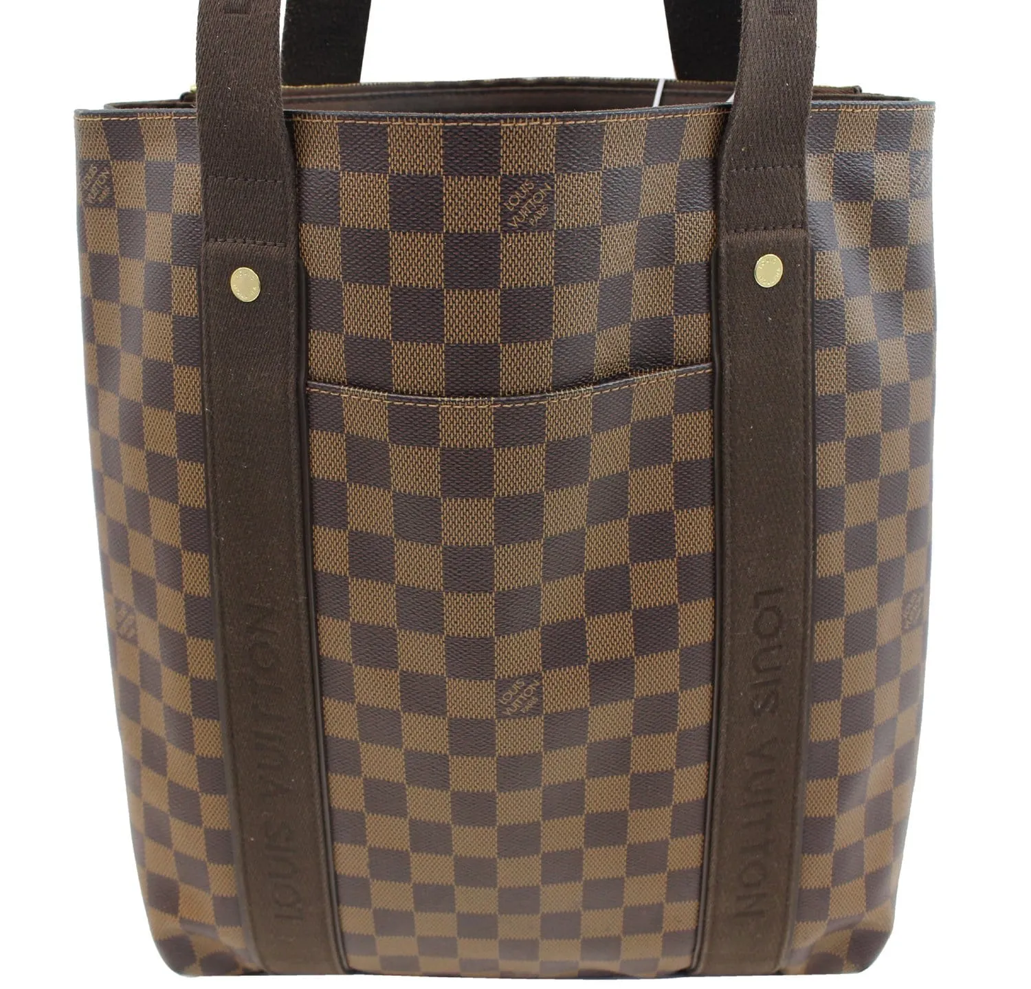 LOUIS VUITTON Cabas Beaubourg Damier Ebene Tote Bag