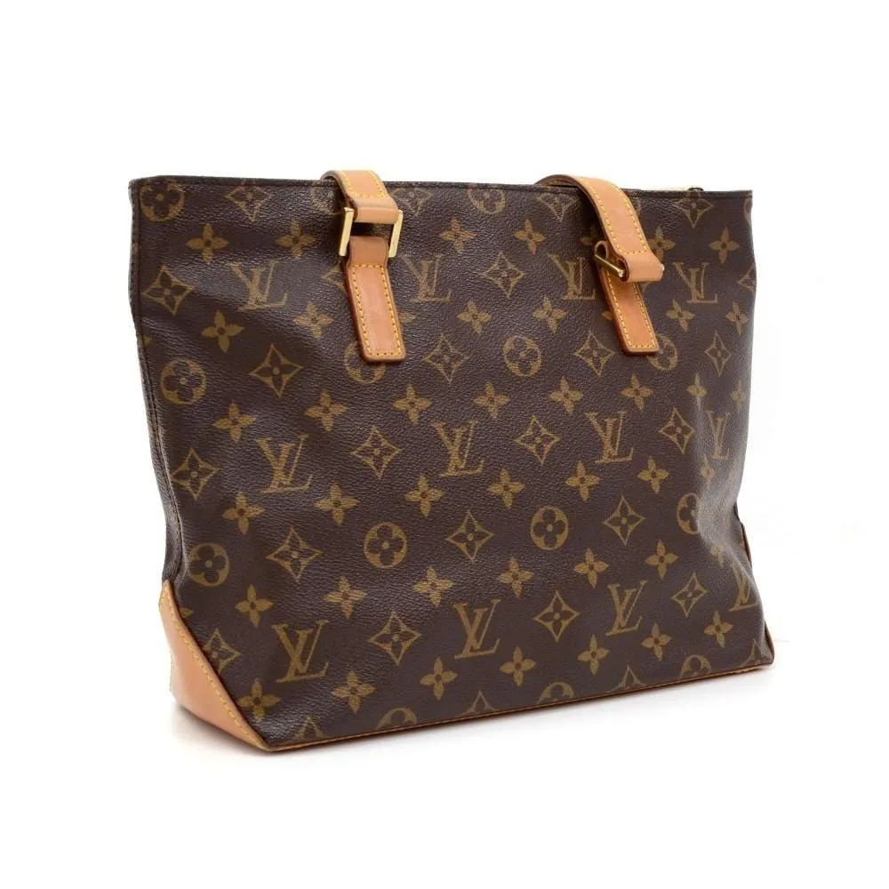 LOUIS VUITTON Cabas Piano Monogram Canvas Shoulder Bag