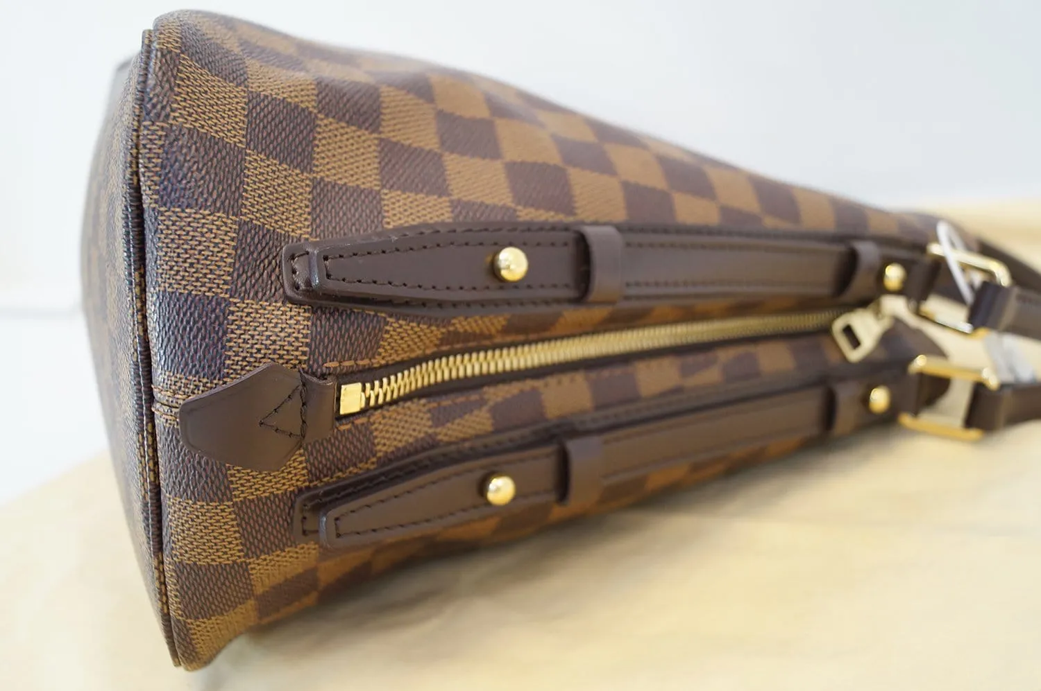 LOUIS VUITTON Cabas Rivington Damier Ebene  Shoulder Bag