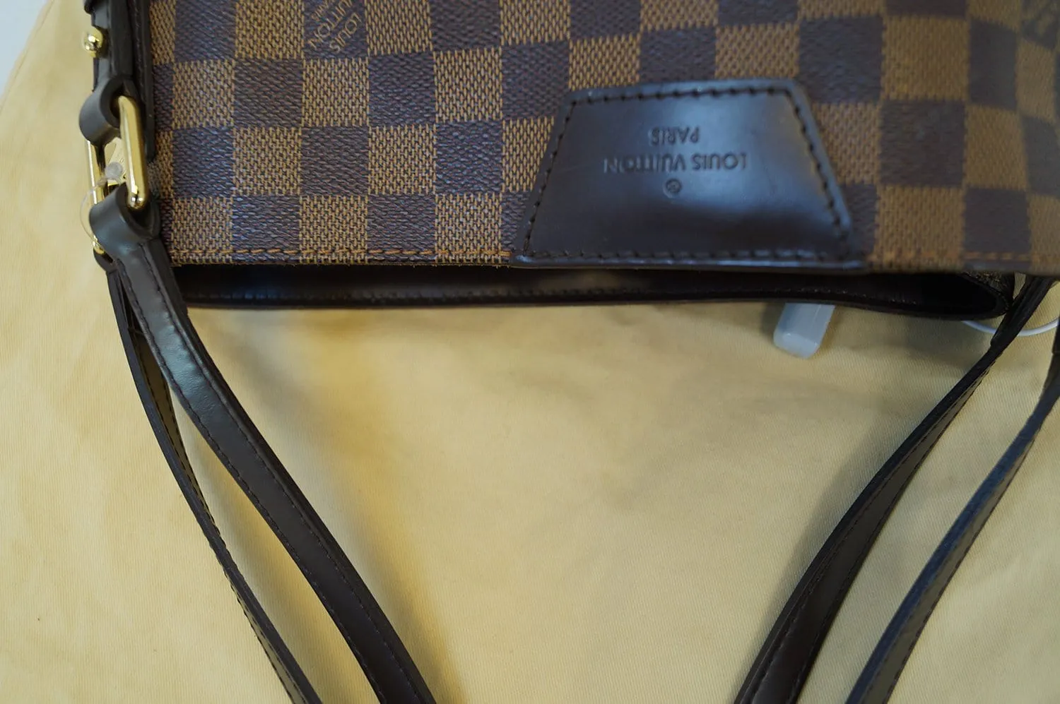 LOUIS VUITTON Cabas Rivington Damier Ebene  Shoulder Bag