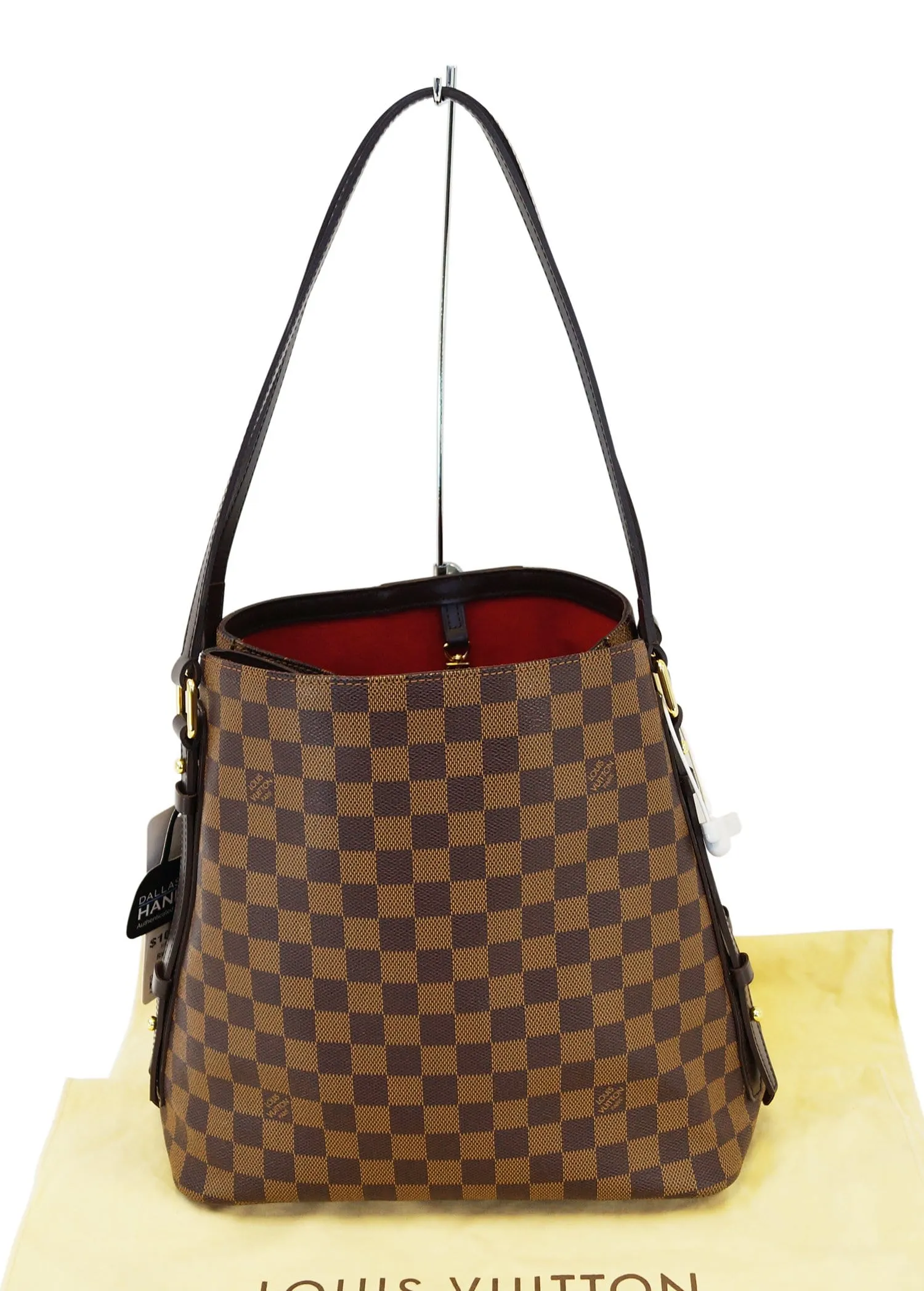 LOUIS VUITTON Cabas Rivington Damier Ebene  Shoulder Bag