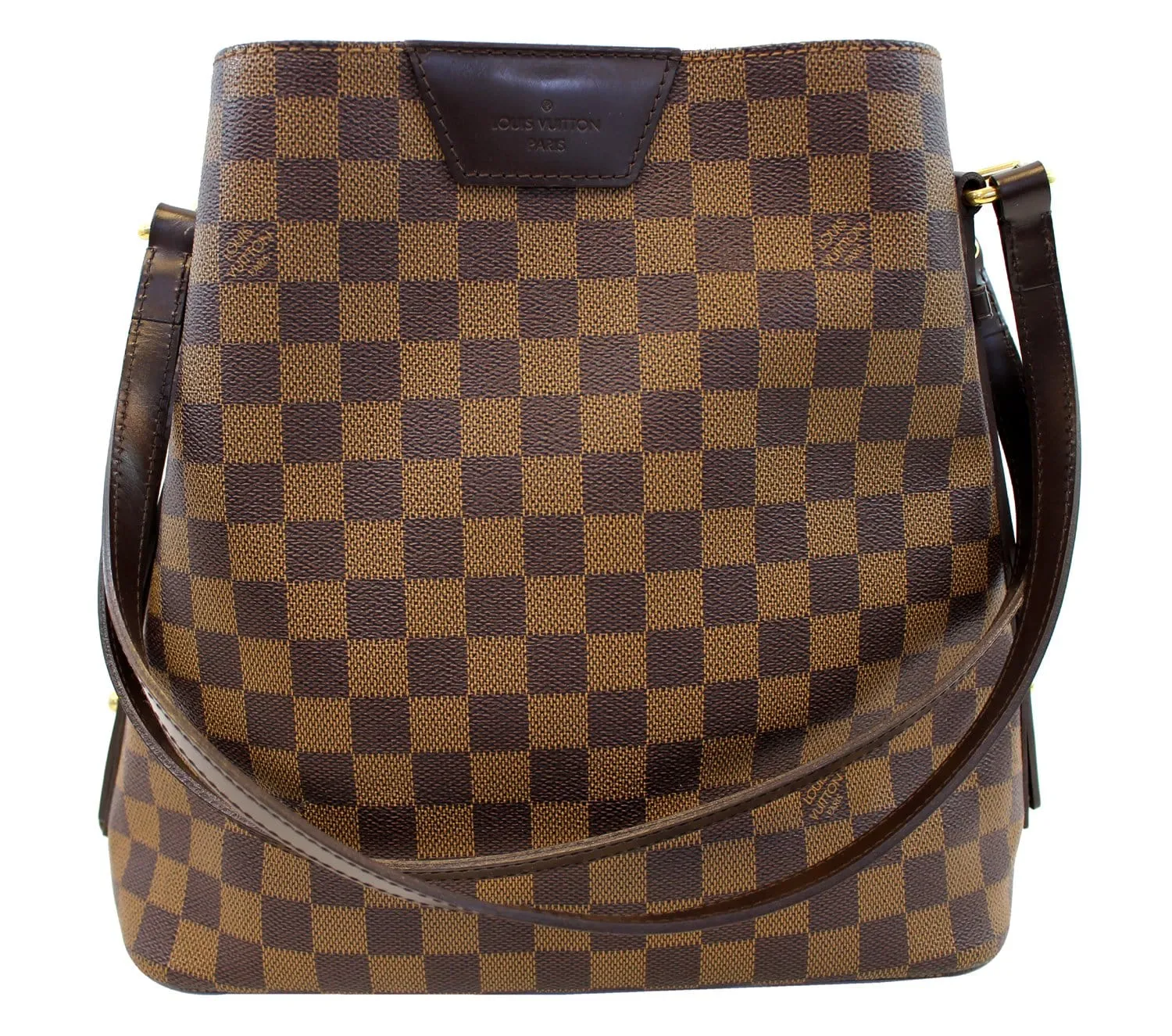 LOUIS VUITTON Cabas Rivington Damier Ebene  Shoulder Bag