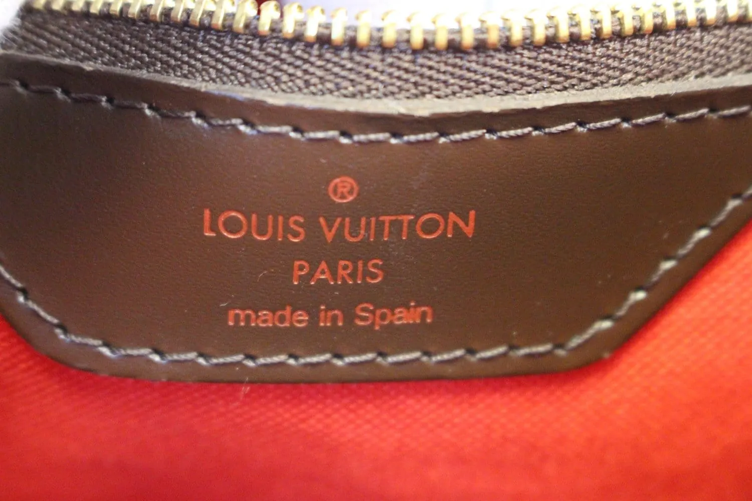 LOUIS VUITTON Cabas Rivington Damier Ebene  Shoulder Bag